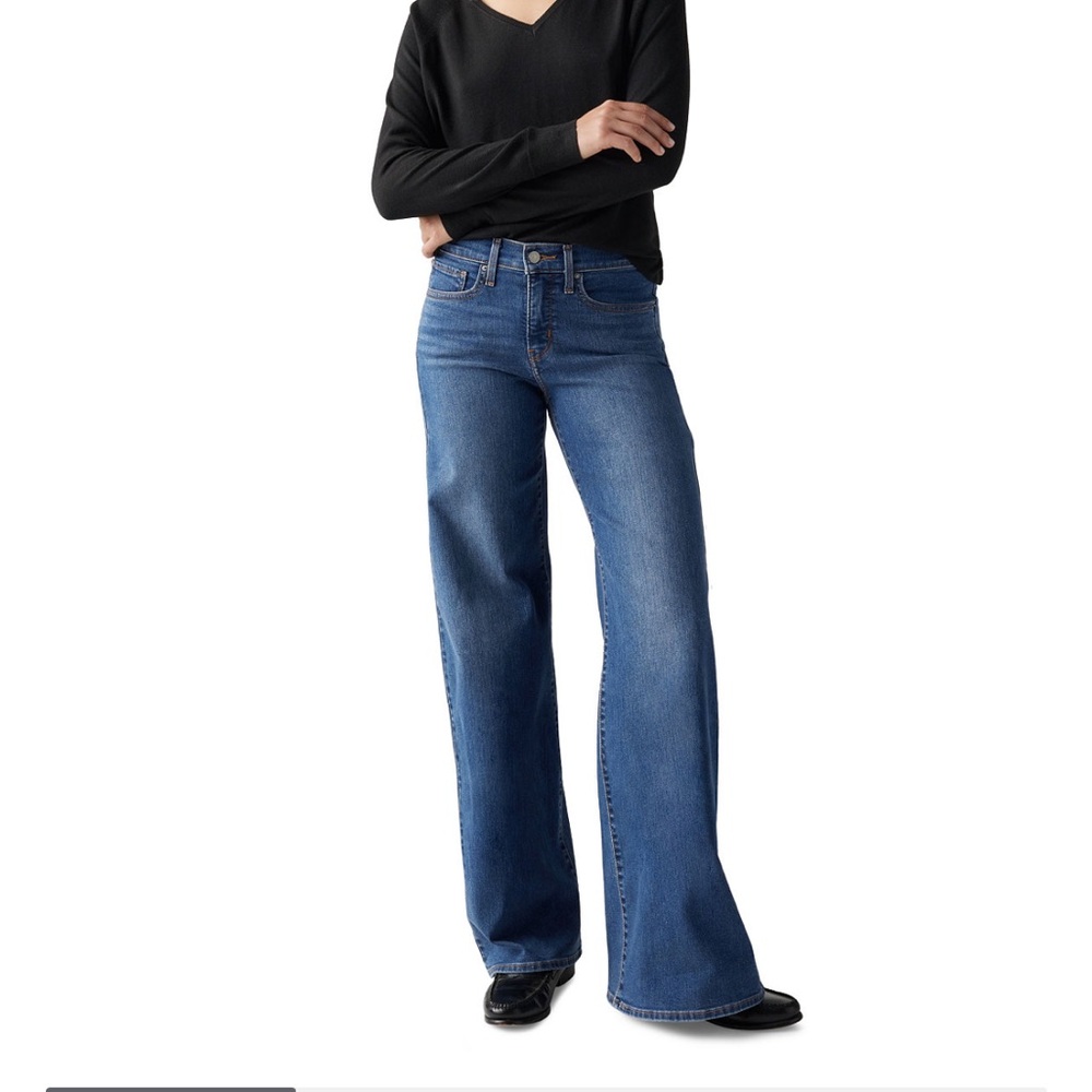 Levi's Women's Wide-leg Jeans in Deep Blue